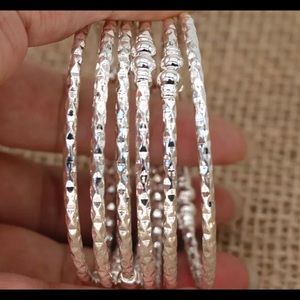 $10.00 each Bangles silver plated